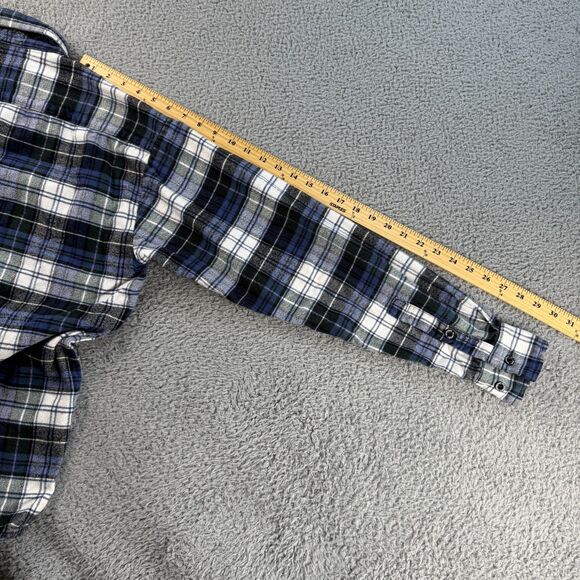 The Vermont Flannel Co Shirt Men's XS BlackWatch Tartan Plaid Button Up - Picture 10 of 11